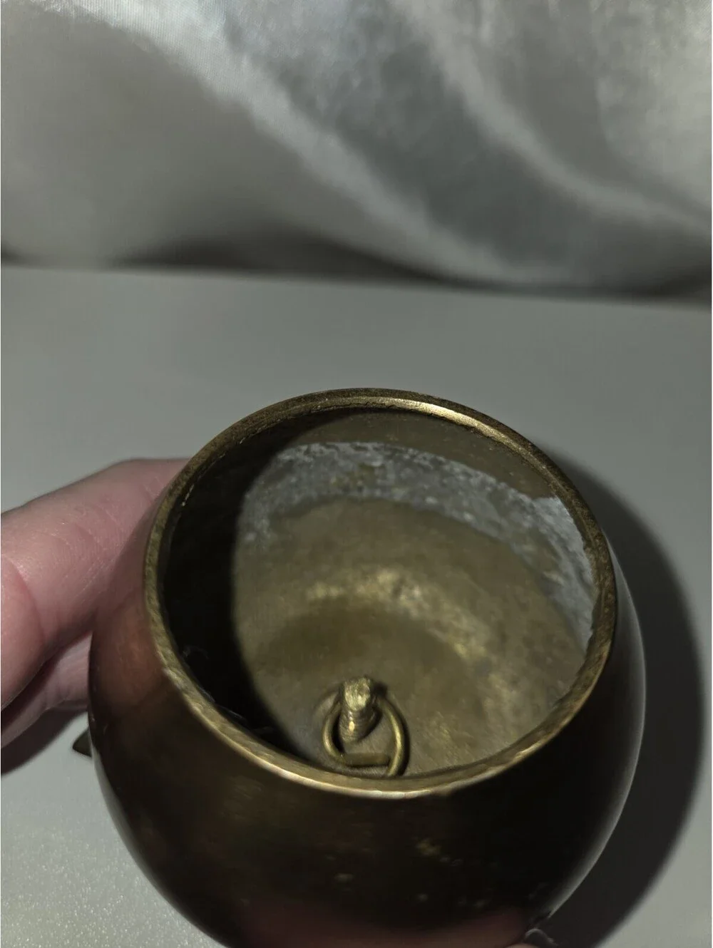 Vintage Solid Brass Apple Shaped Bell